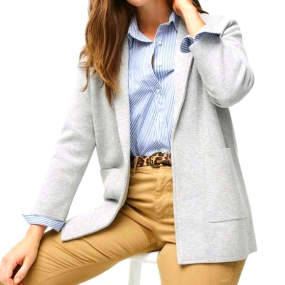 J. Crew Tops - J Crew Sophie soft blazer sweater hybrid